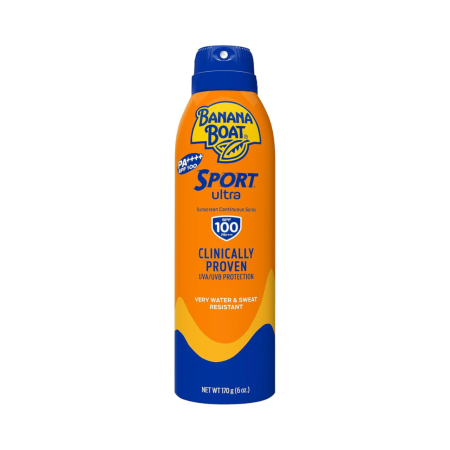Banana Boat Sport Sunscreen Continuous Invisible Clear Spray SPF 100 170g
